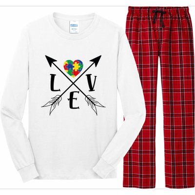 Love Arrows Long Sleeve Pajama Set