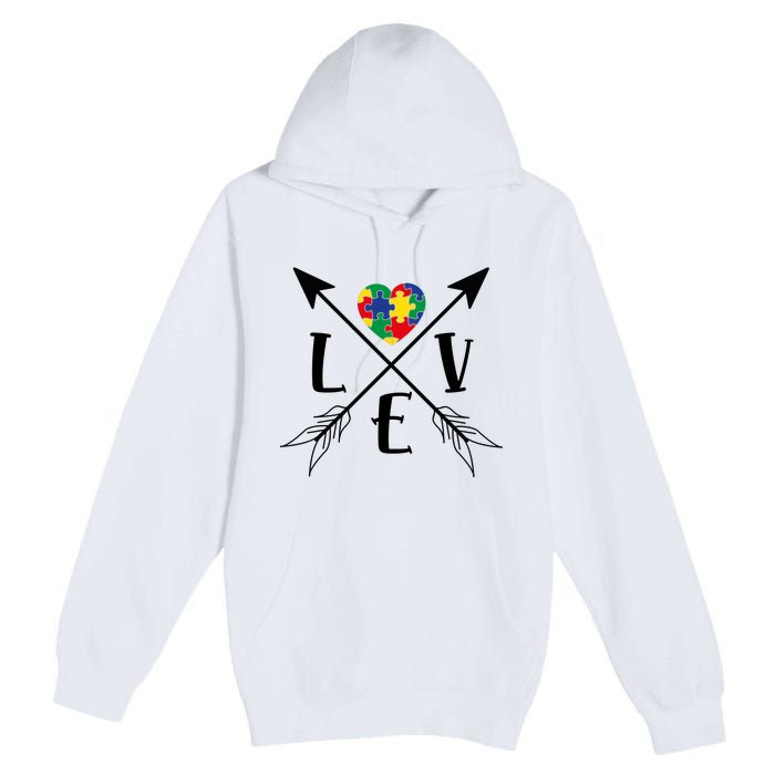 Love Arrows Premium Pullover Hoodie