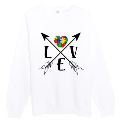 Love Arrows Premium Crewneck Sweatshirt