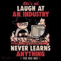 Lets All Laugh At An Industry That Never Learns Anything 7-Panel Snapback Hat