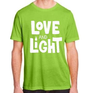 Love And Light  Hanukkah  Adult ChromaSoft Performance T-Shirt