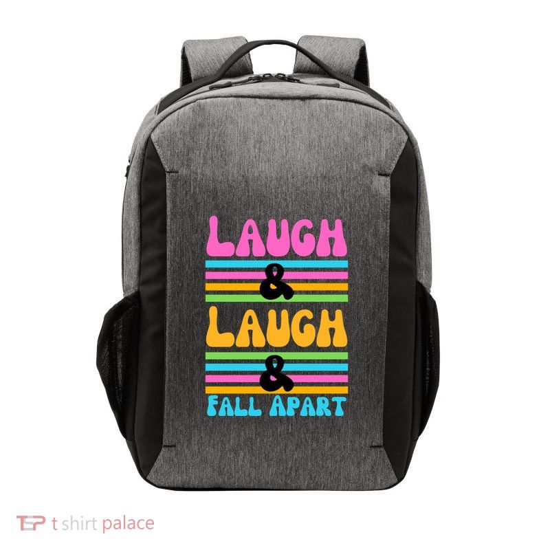 Laugh And Laugh And Fall Apart Vector Backpack