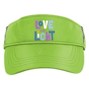 Love And Light Hanukkah Adult Drive Performance Visor