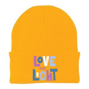 Love And Light Hanukkah Knit Cap Winter Beanie