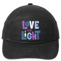 Love And Light Hanukkah 7-Panel Snapback Hat