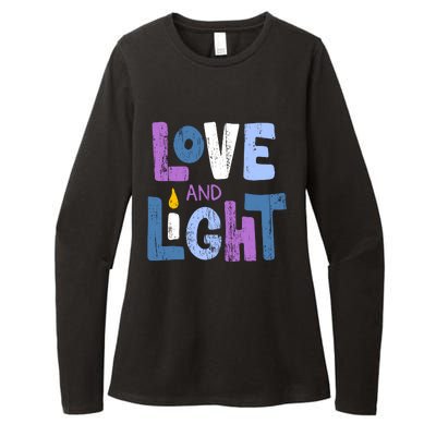 Love And Light Hanukkah Womens CVC Long Sleeve Shirt