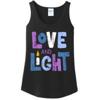 Love And Light Hanukkah Ladies Essential Tank