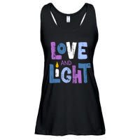 Love And Light Hanukkah Ladies Essential Flowy Tank