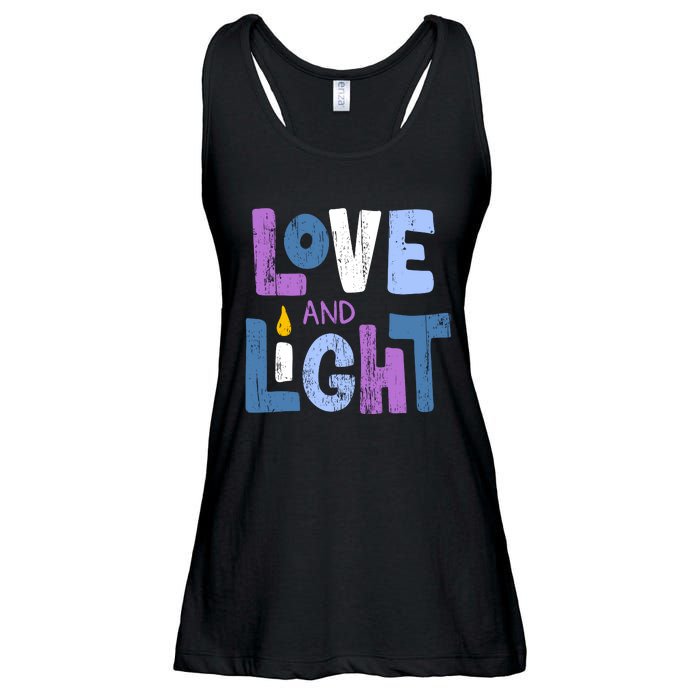 Love And Light Hanukkah Ladies Essential Flowy Tank