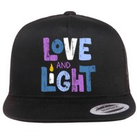 Love And Light Hanukkah Flat Bill Trucker Hat