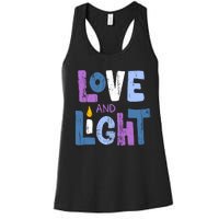 Love And Light Hanukkah Women's Racerback Tank