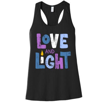 Love And Light Hanukkah Women's Racerback Tank