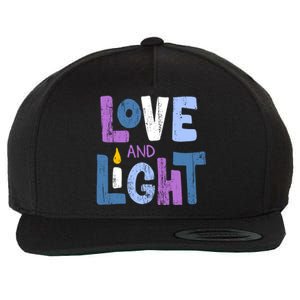 Love And Light Hanukkah Wool Snapback Cap