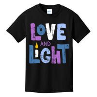 Love And Light Hanukkah Kids T-Shirt