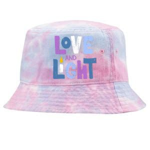 Love And Light Hanukkah Tie-Dyed Bucket Hat