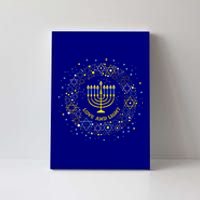 Love and Light Hanukkah Jew Menorah Jewish Chanukah  Canvas