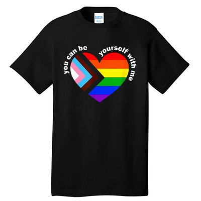 Lgbt Ally Lgbt Month You Ca.N Be Yourself Pride Tall T-Shirt