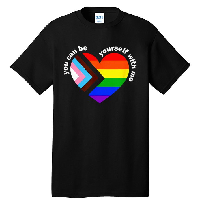 Lgbt Ally Lgbt Month You Ca.N Be Yourself Pride Tall T-Shirt