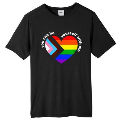 Lgbt Ally Lgbt Month You Ca.N Be Yourself Pride Tall Fusion ChromaSoft Performance T-Shirt