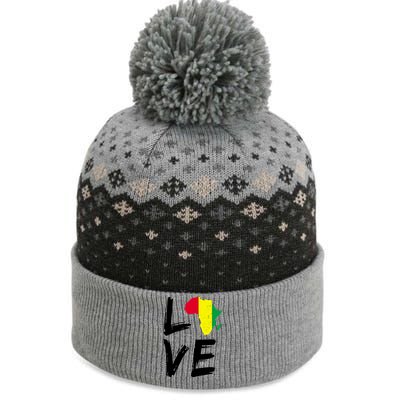 Love Africa Logo The Baniff Cuffed Pom Beanie