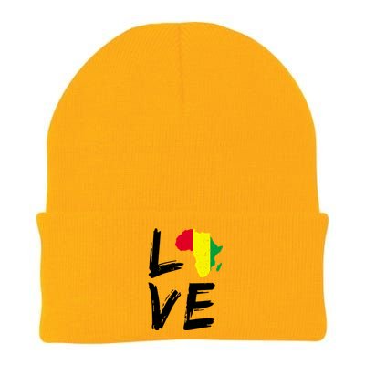 Love Africa Logo Knit Cap Winter Beanie