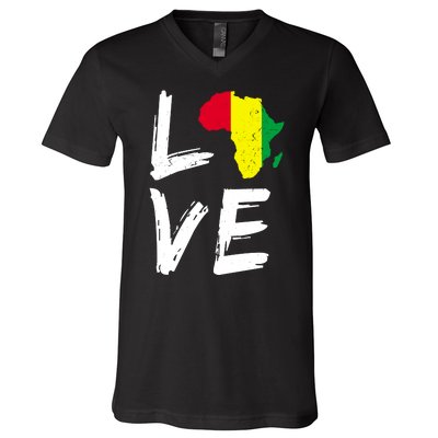 Love Africa Logo V-Neck T-Shirt