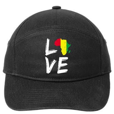 Love Africa Logo 7-Panel Snapback Hat