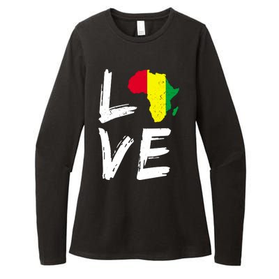 Love Africa Logo Womens CVC Long Sleeve Shirt