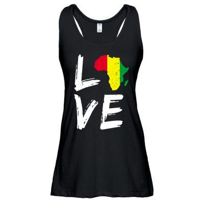 Love Africa Logo Ladies Essential Flowy Tank