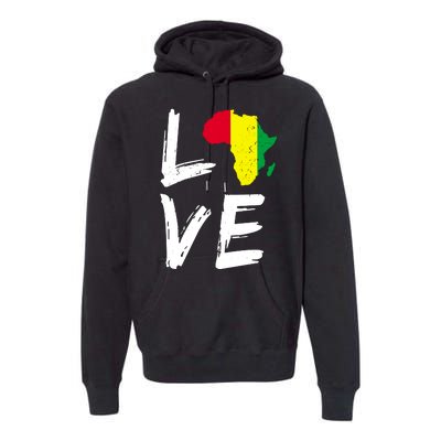 Love Africa Logo Premium Hoodie