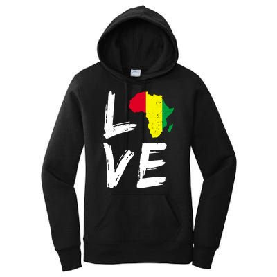 Love Africa Logo Women's Pullover Hoodie