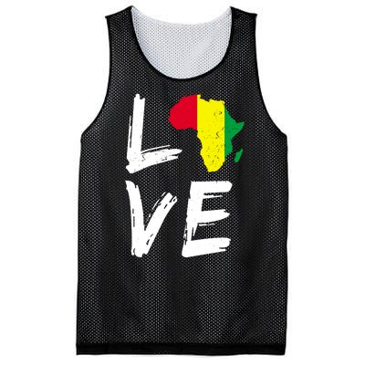 Love Africa Logo Mesh Reversible Basketball Jersey Tank