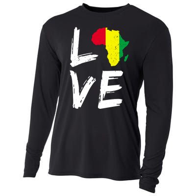 Love Africa Logo Cooling Performance Long Sleeve Crew