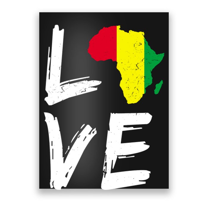 Love Africa Logo Poster