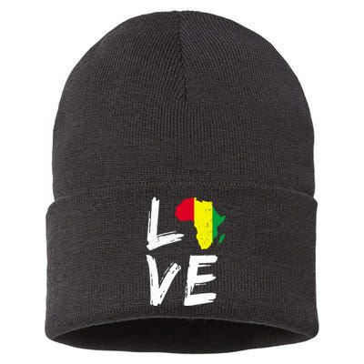 Love Africa Logo Sustainable Knit Beanie