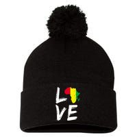 Love Africa Logo Pom Pom 12in Knit Beanie