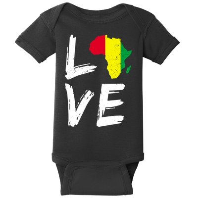 Love Africa Logo Baby Bodysuit