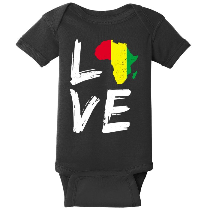 Love Africa Logo Baby Bodysuit