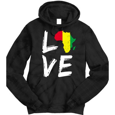 Love Africa Logo Tie Dye Hoodie