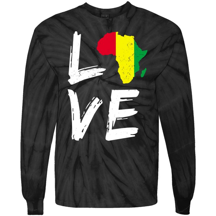 Love Africa Logo Tie-Dye Long Sleeve Shirt