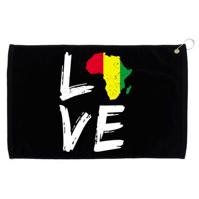 Love Africa Logo Grommeted Golf Towel