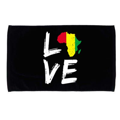 Love Africa Logo Microfiber Hand Towel