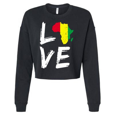 Love Africa Logo Cropped Pullover Crew