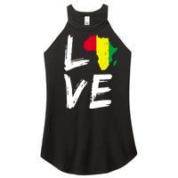 Love Africa Logo Women's Perfect Tri Rocker Tank