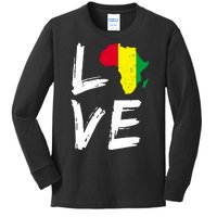 Love Africa Logo Kids Long Sleeve Shirt