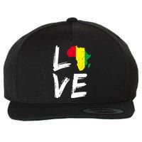 Love Africa Logo Wool Snapback Cap