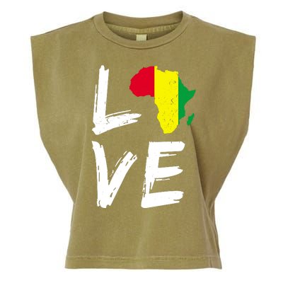 Love Africa Logo Garment-Dyed Women's Muscle Tee