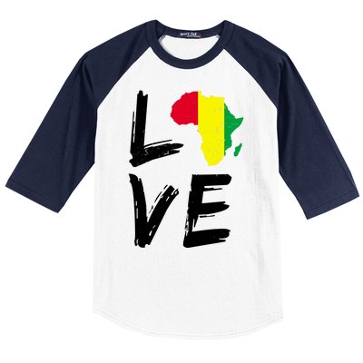 Love Africa Logo Baseball Sleeve Shirt