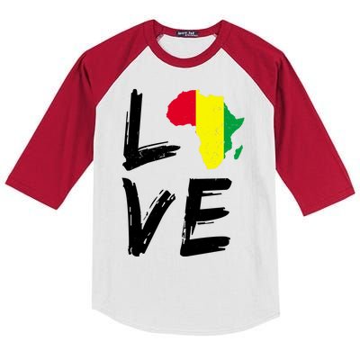 Love Africa Logo Kids Colorblock Raglan Jersey