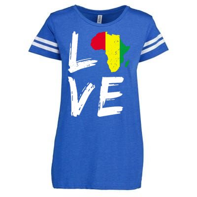 Love Africa Logo Enza Ladies Jersey Football T-Shirt